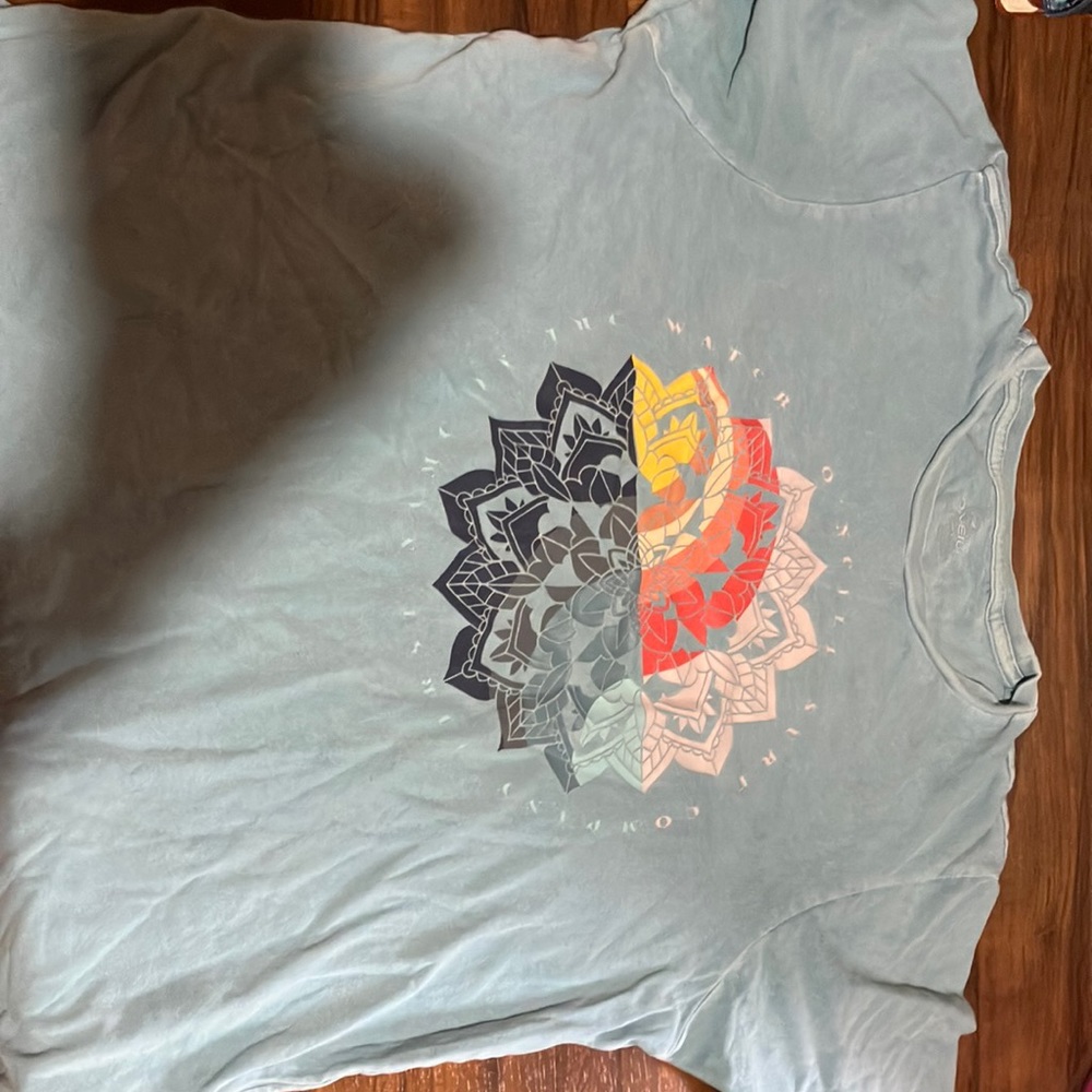 T-shirt from the store Tilly’s worn a couple times